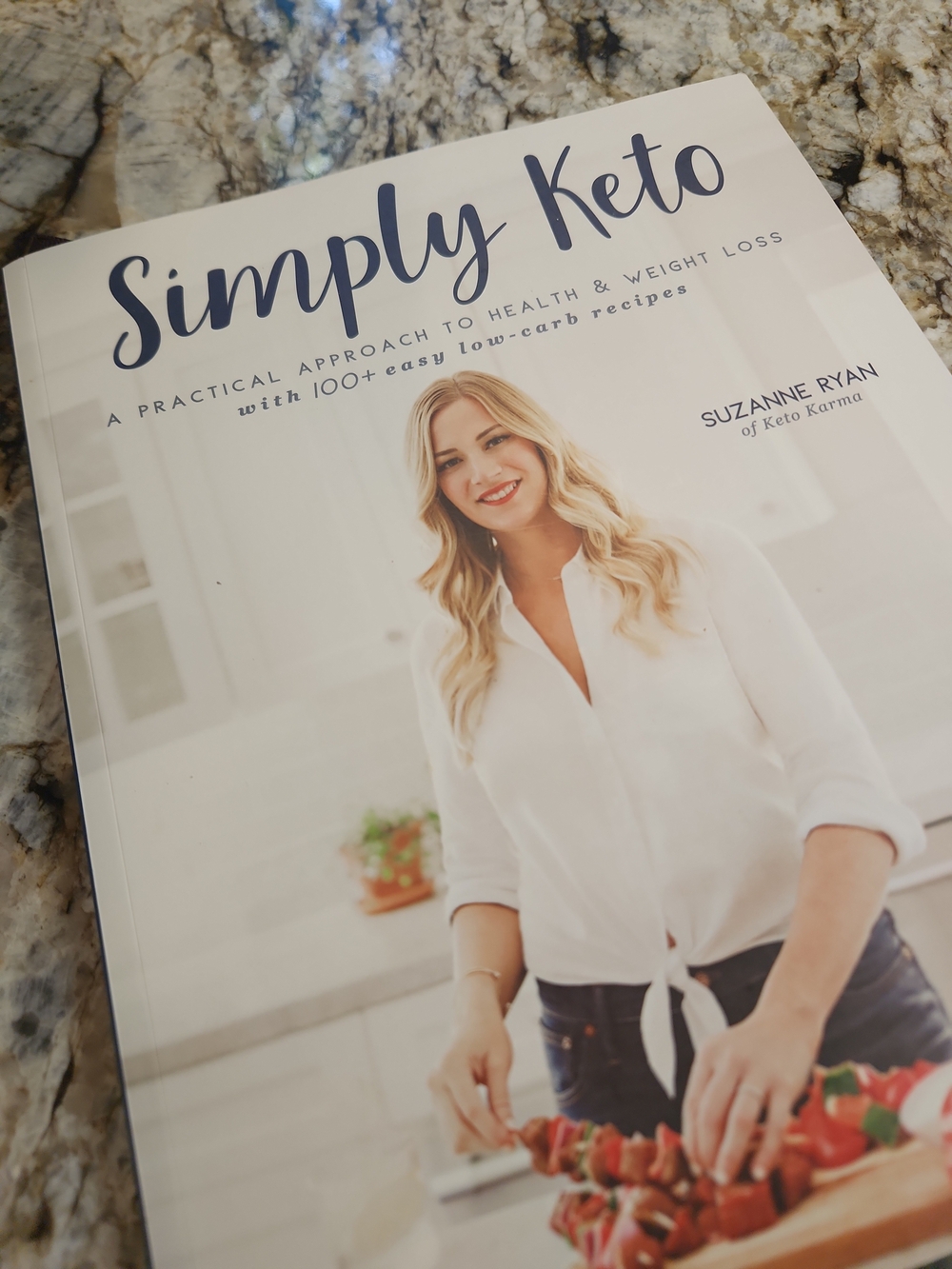 Simply Keto Cookbook by - White Cover